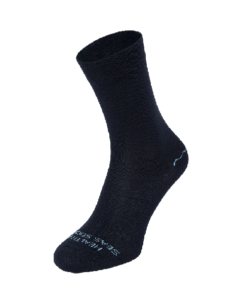 navy blue sock Grouper from Seas Socks by Forebel