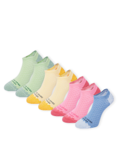 Yellowtail sneaker sock value pack 7-pack