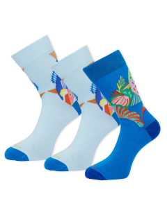 Blue combi sock NSF Fin