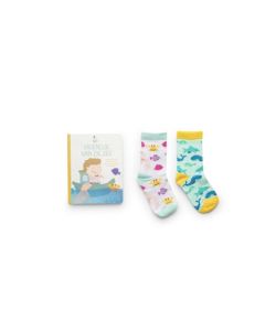 Friend of the Sea - 2 pairs of children's socks in size 27-30 + book