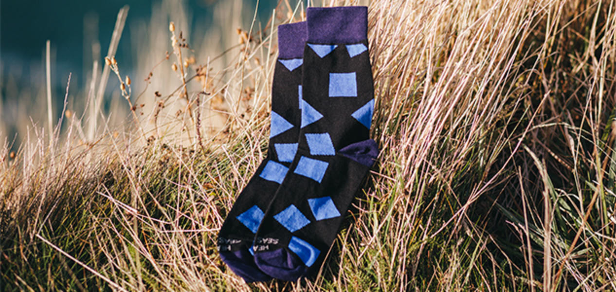 Healthy Seas Socks only uses sustainable materials Healthy Seas Socks only uses sustainable materials